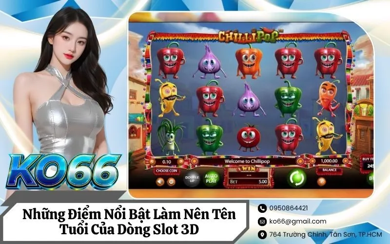 Những Điểm Nổi Bật Làm Nên Tên Tuổi Của Dòng Slot 3D