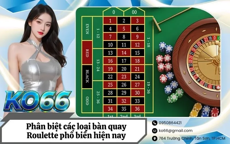 Phân biệt các loại bàn quay Roulette phổ biến hiện nay